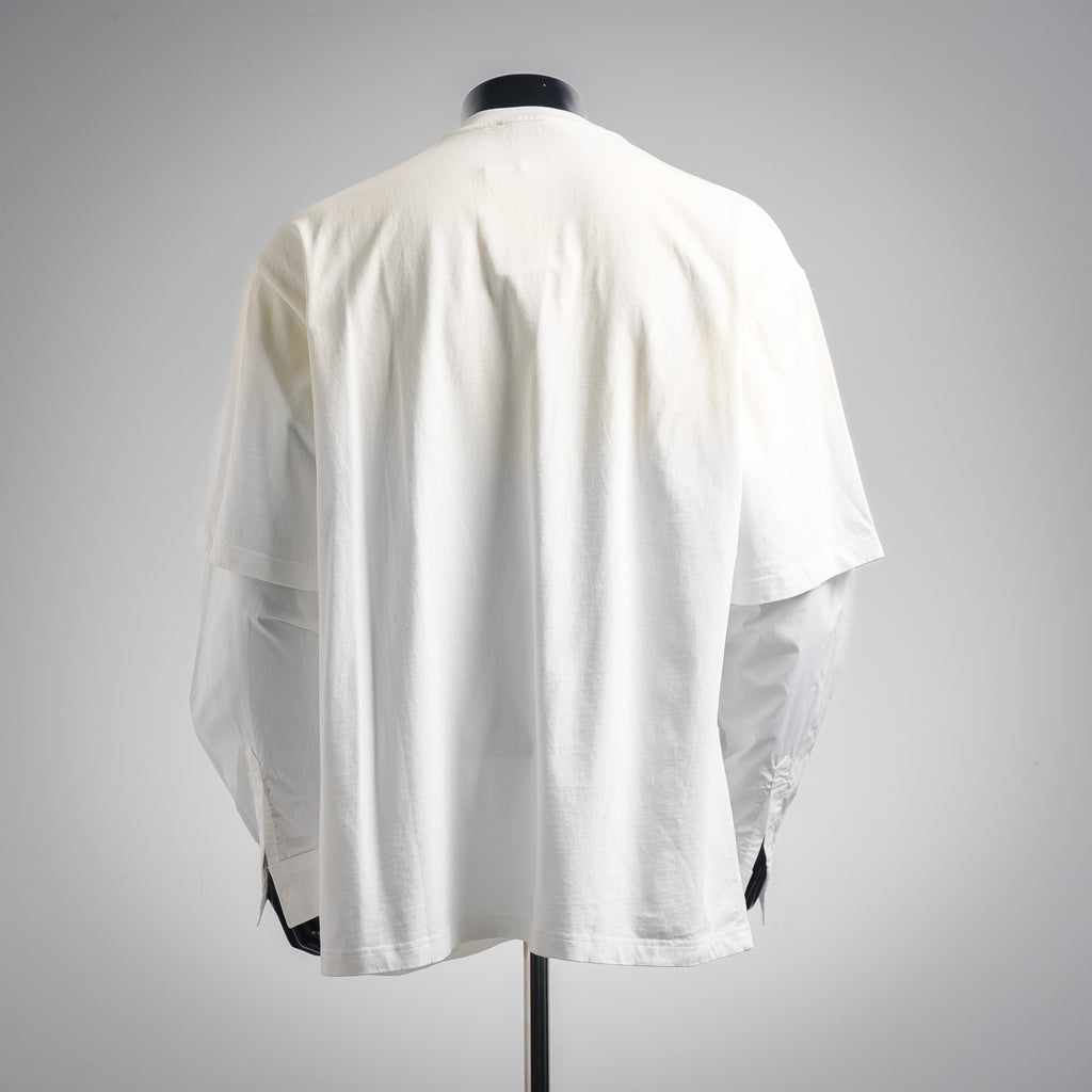 Acne 25fw splicing shirt