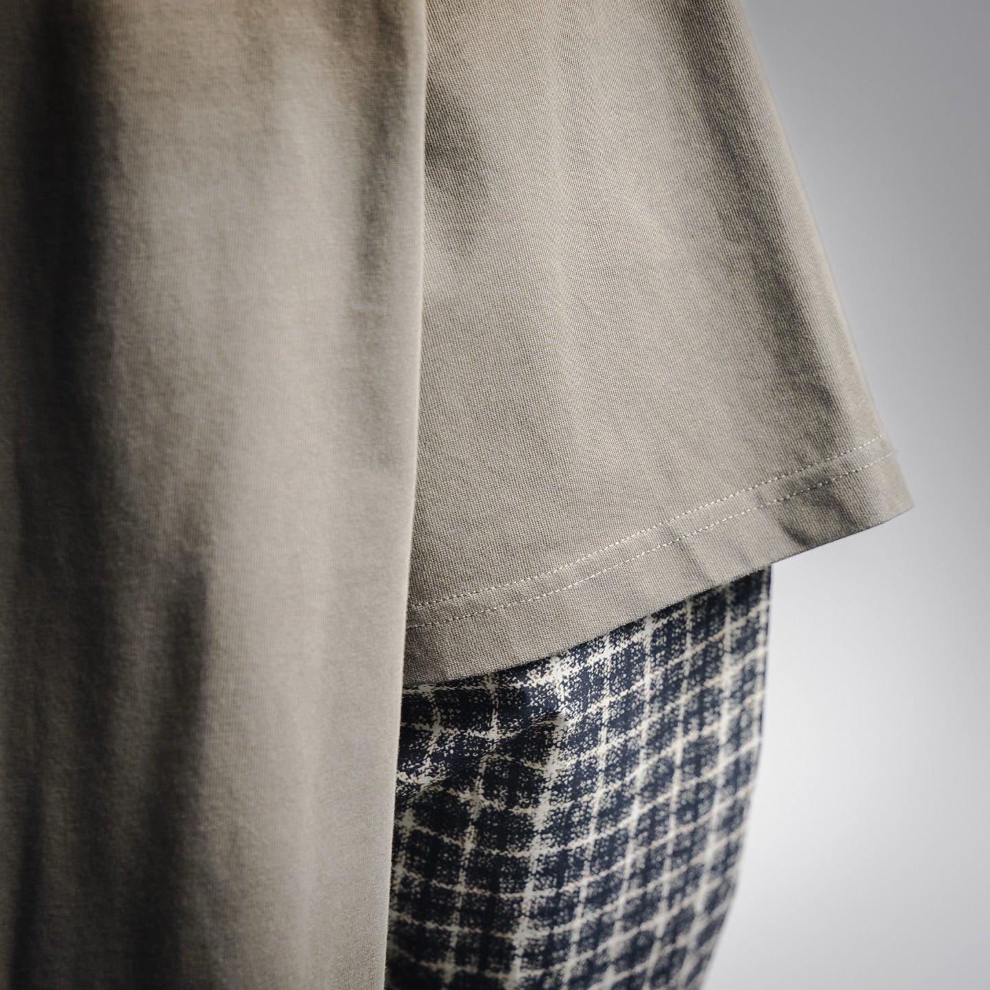 Acne 25fw splicing shirt