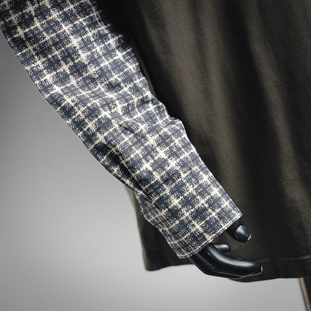 Acne 25fw splicing shirt