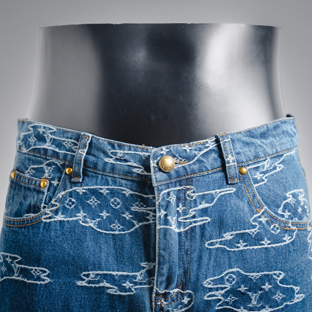 Louis 25fw jacquar jeans