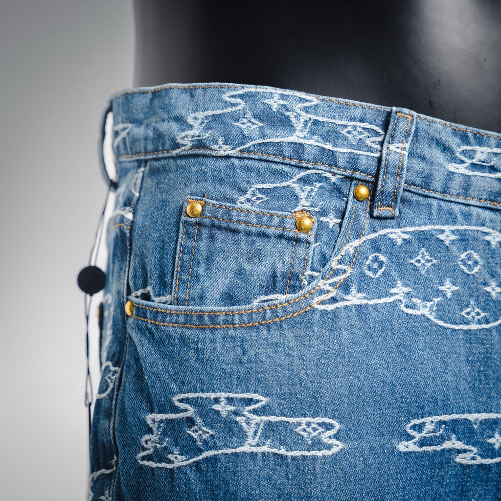 Louis 25fw jacquar jeans