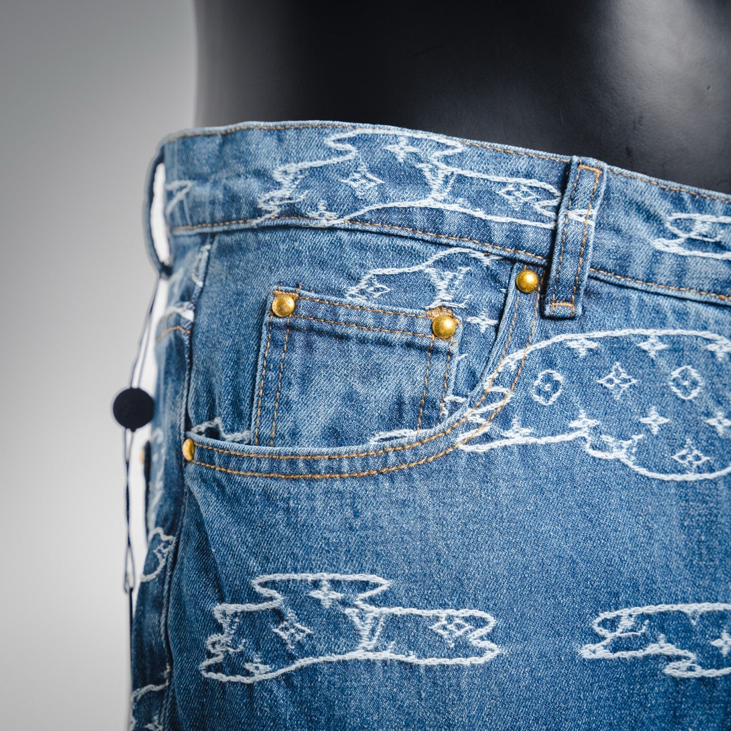 Louis 25fw jacquar jeans