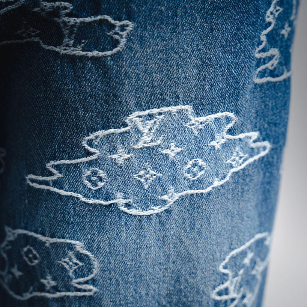 Louis 25fw jacquar jeans