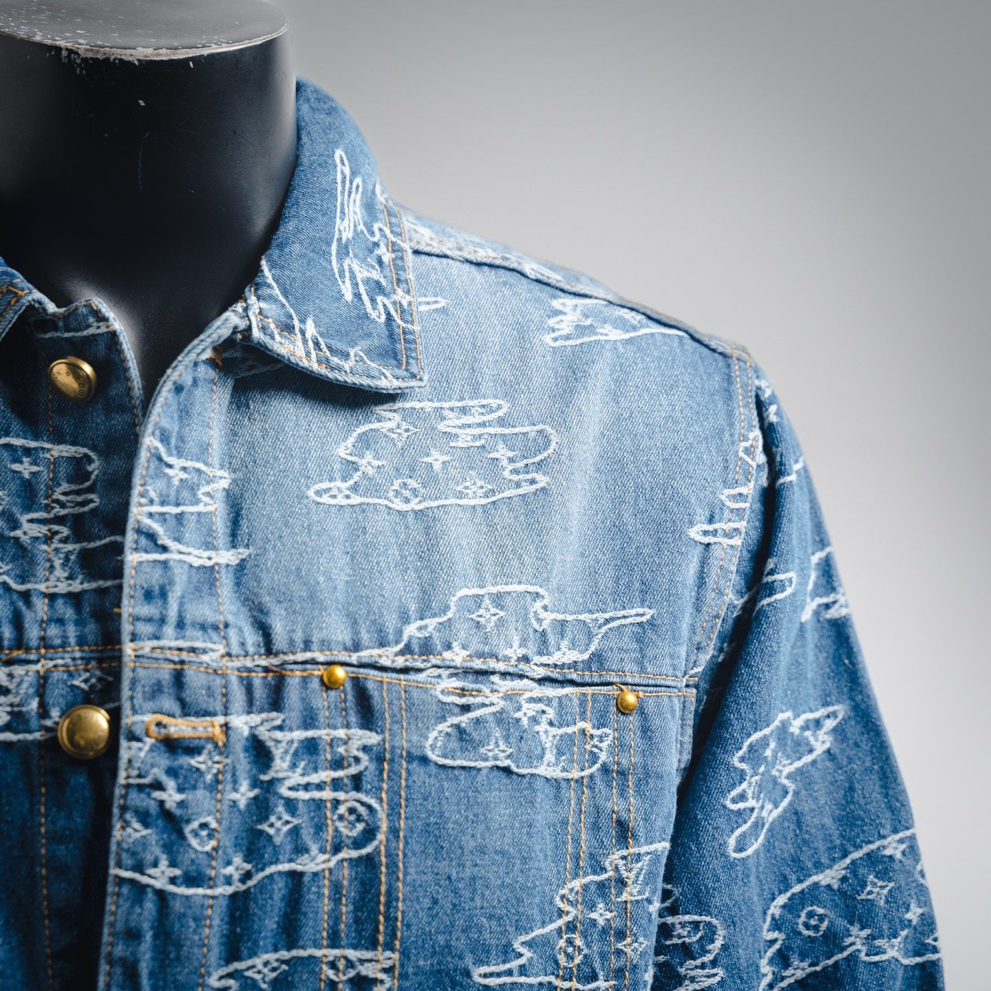 Louis 25fw jacquar jacket