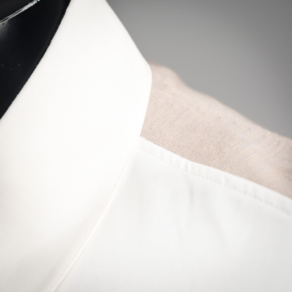 Loe 25fw splicing sweater