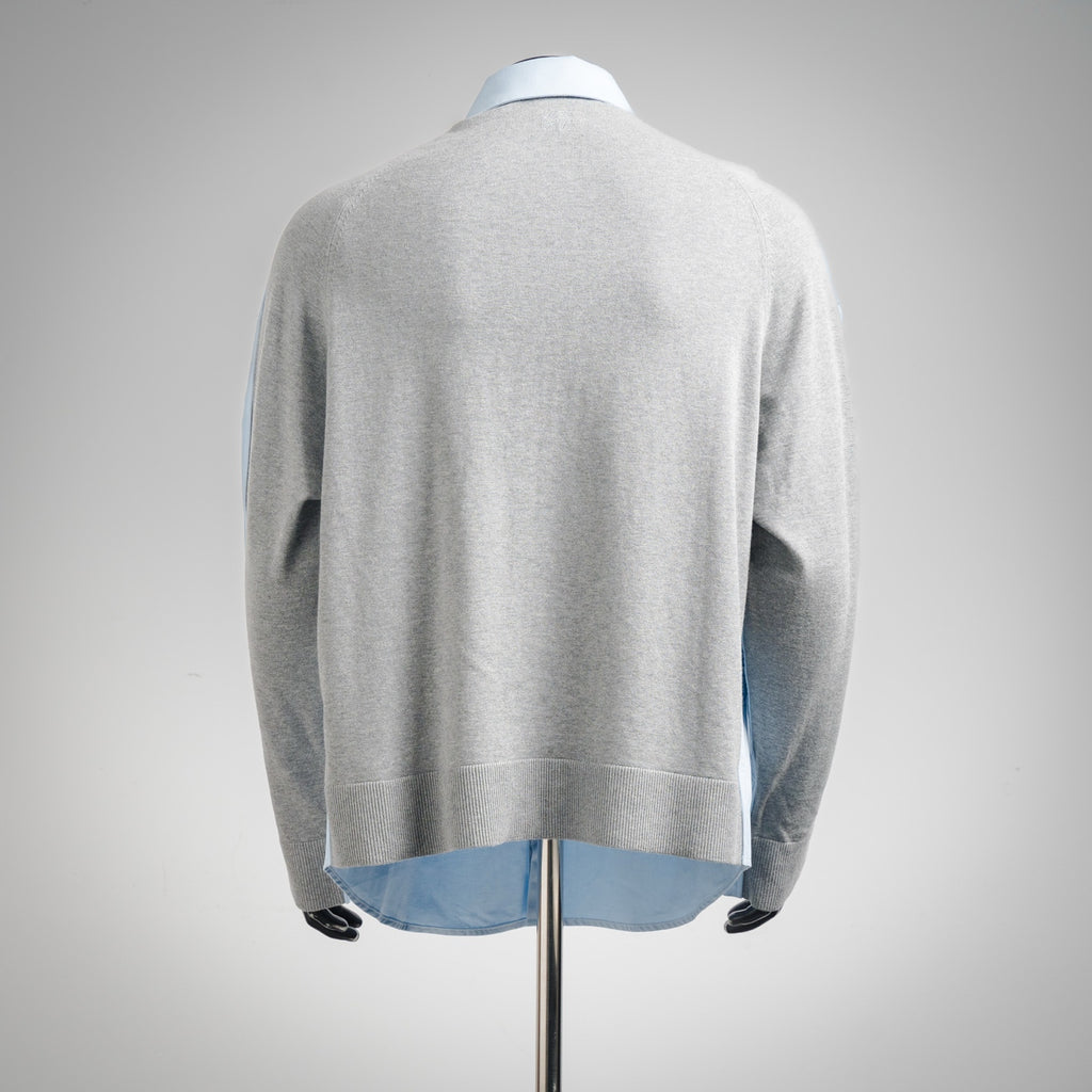 Loe 25fw splicing sweater