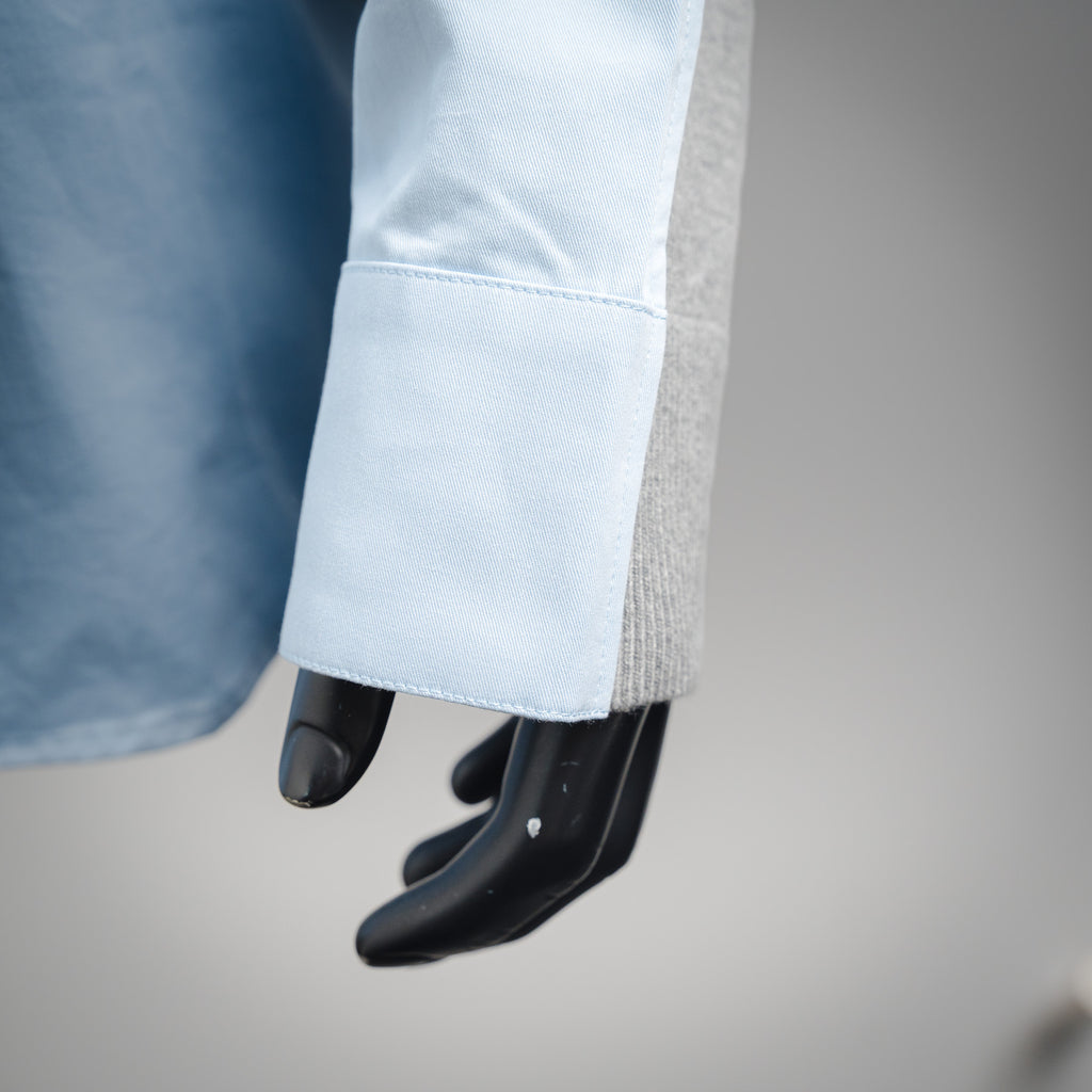 Loe 25fw splicing sweater