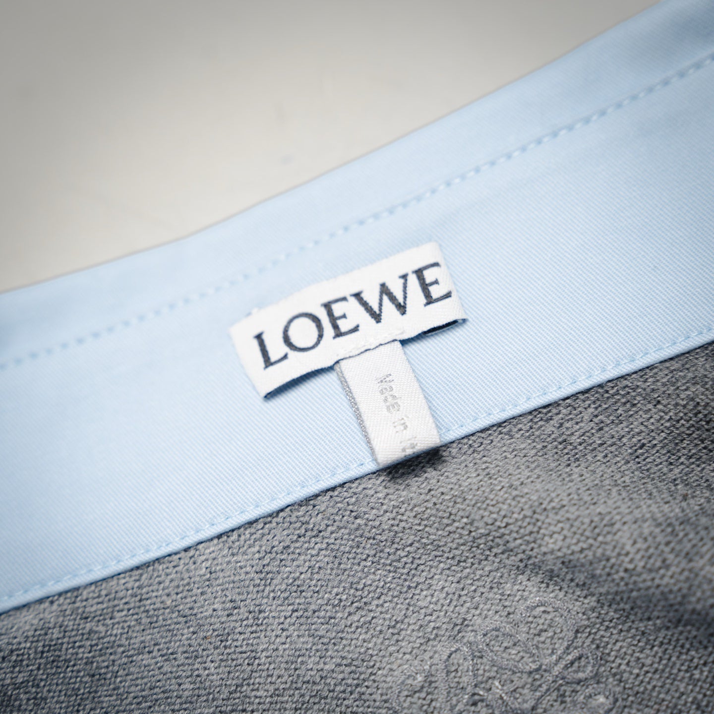 Loe 25fw splicing sweater