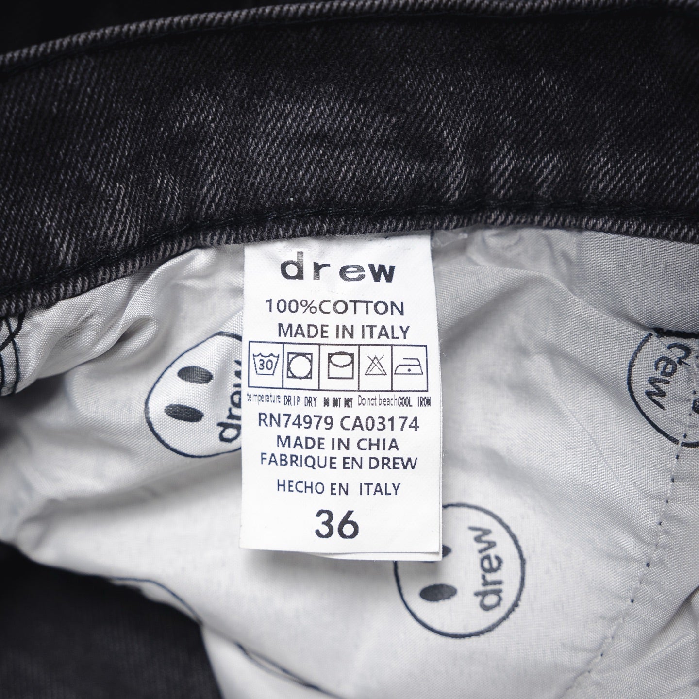 Drew 25fw leisure jeans