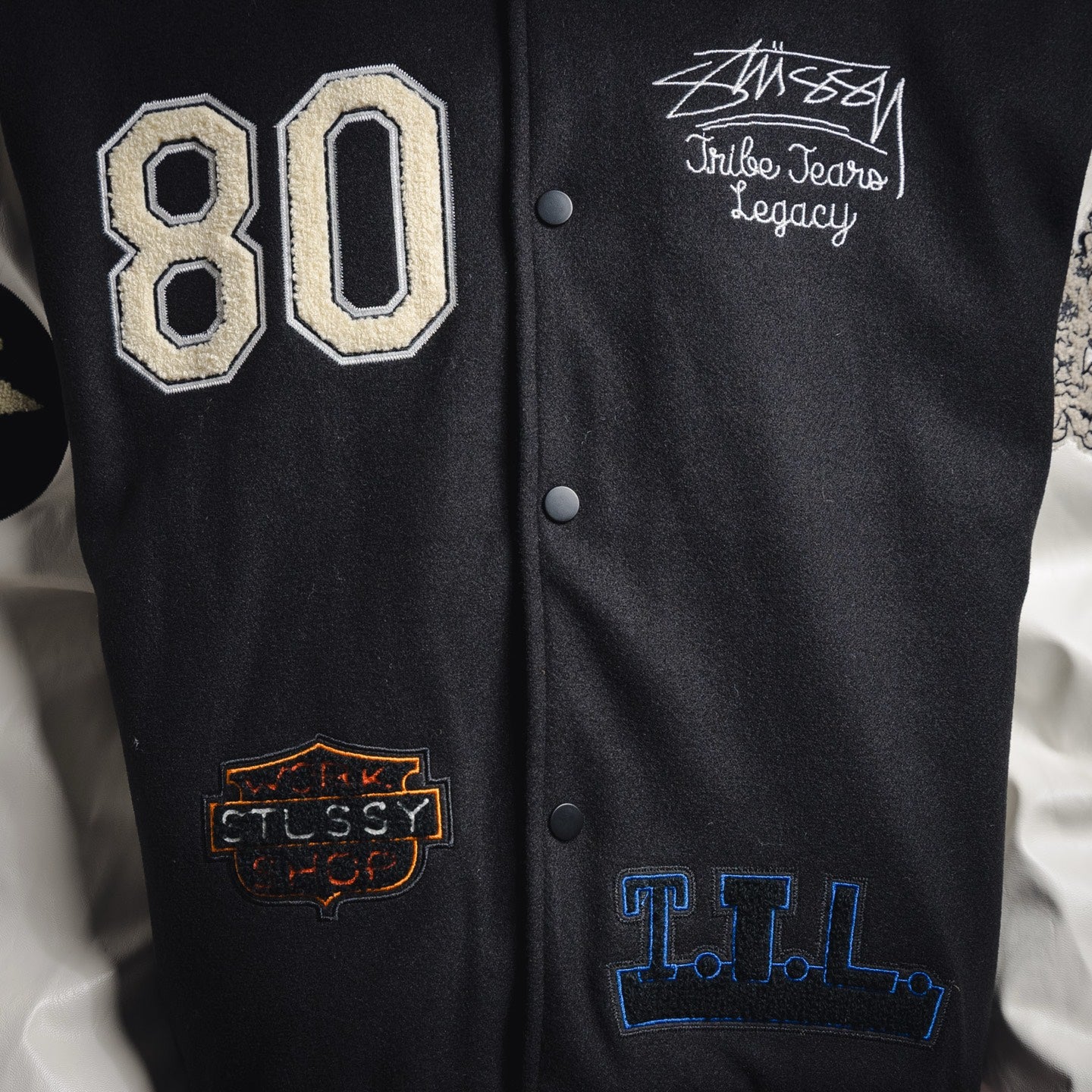 Stussy 25fw embroidered jacket