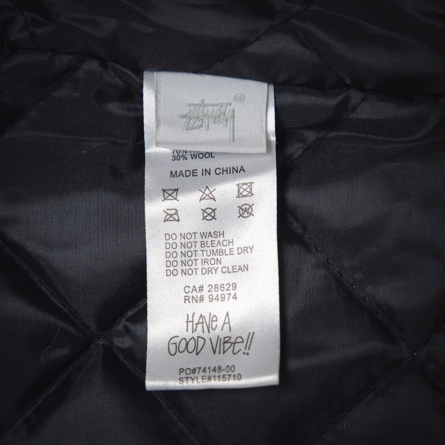 Stussy 25fw embroidered jacket