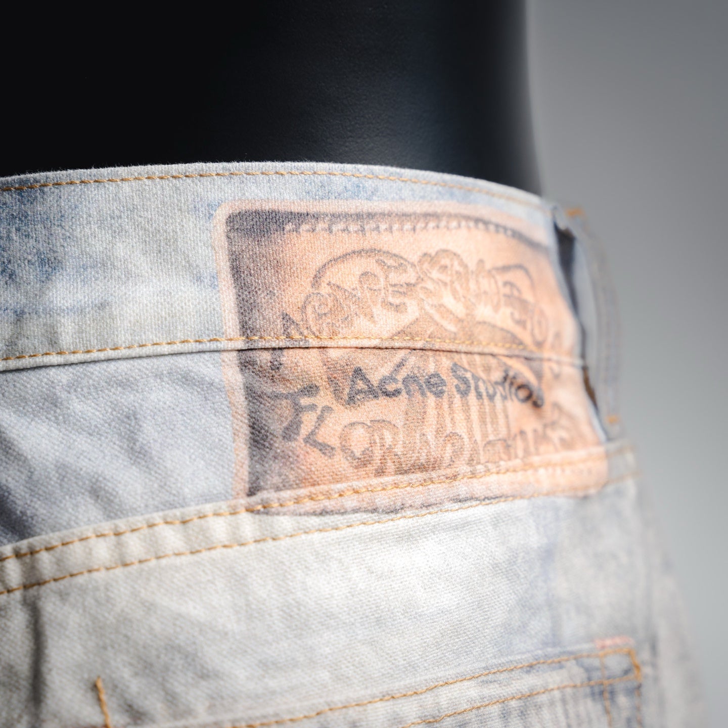 ACcne 25fw printed jeans