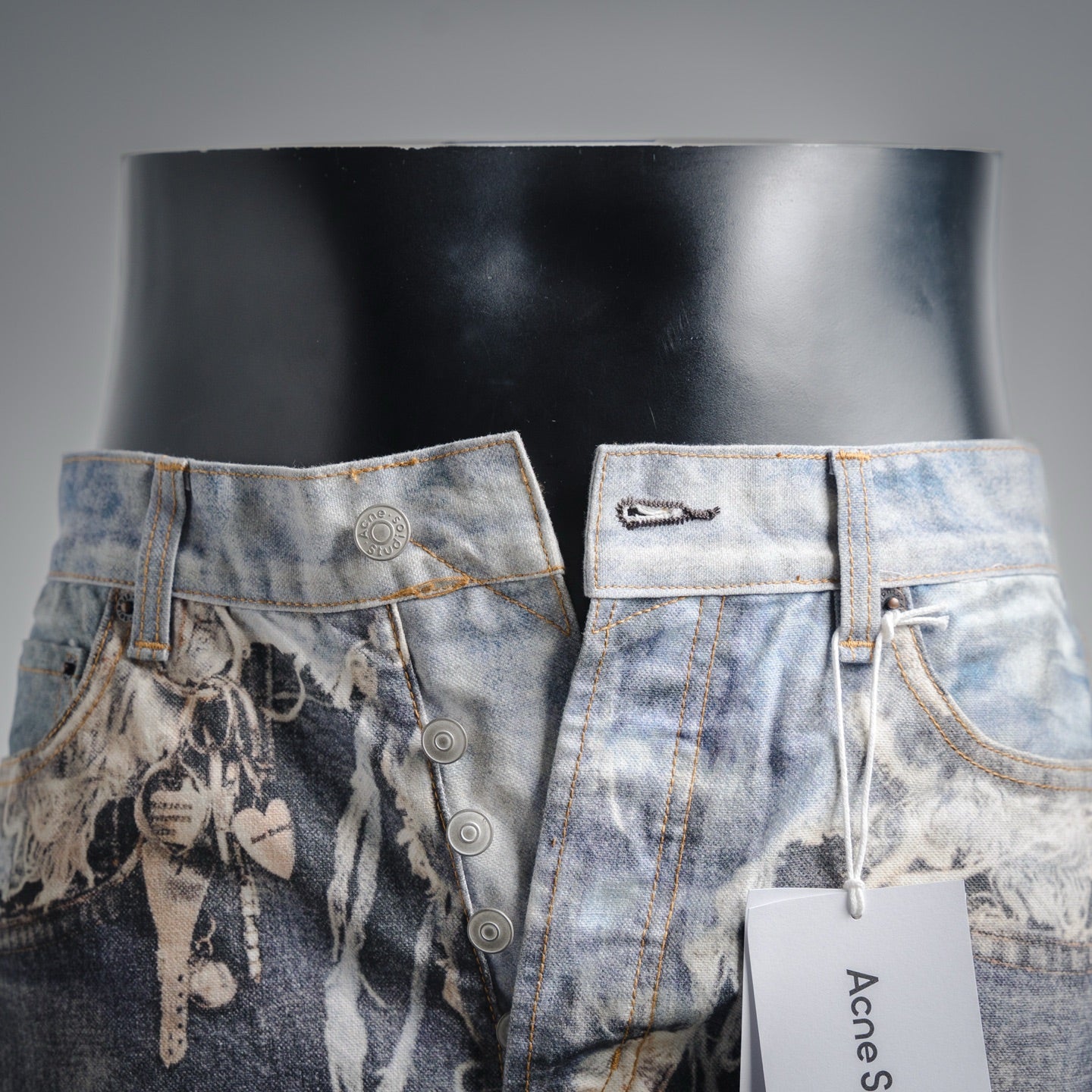 ACcne 25fw printed jeans