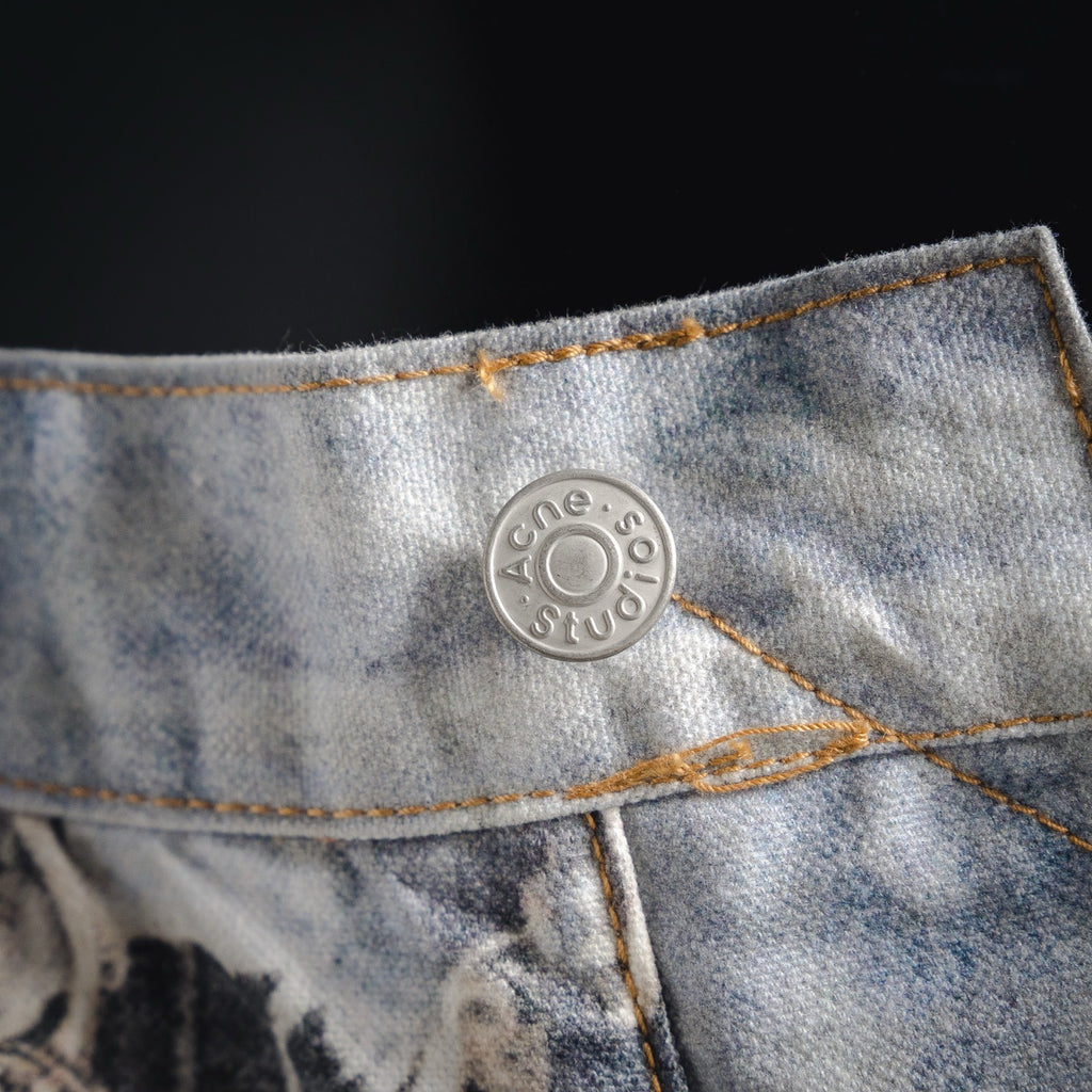 ACcne 25fw printed jeans
