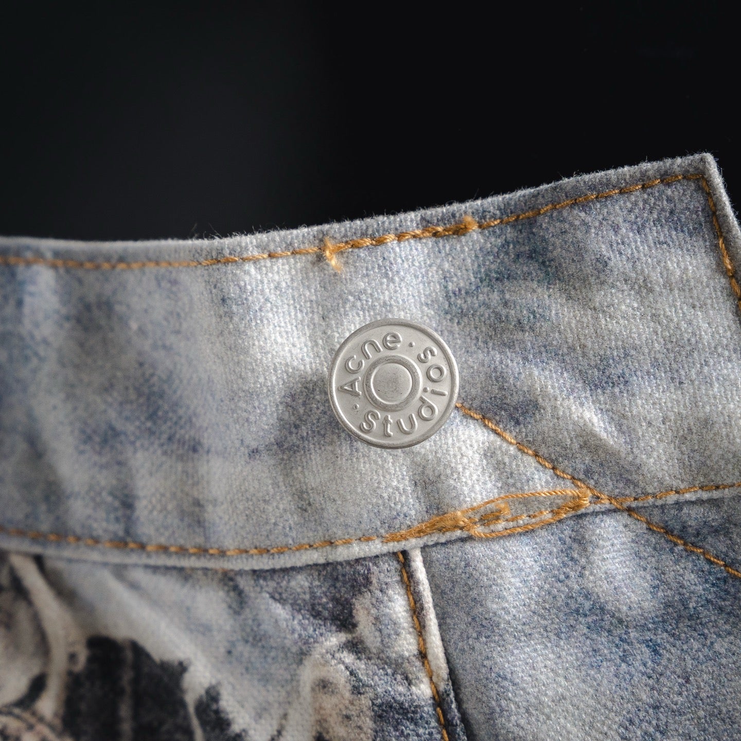 ACcne 25fw printed jeans