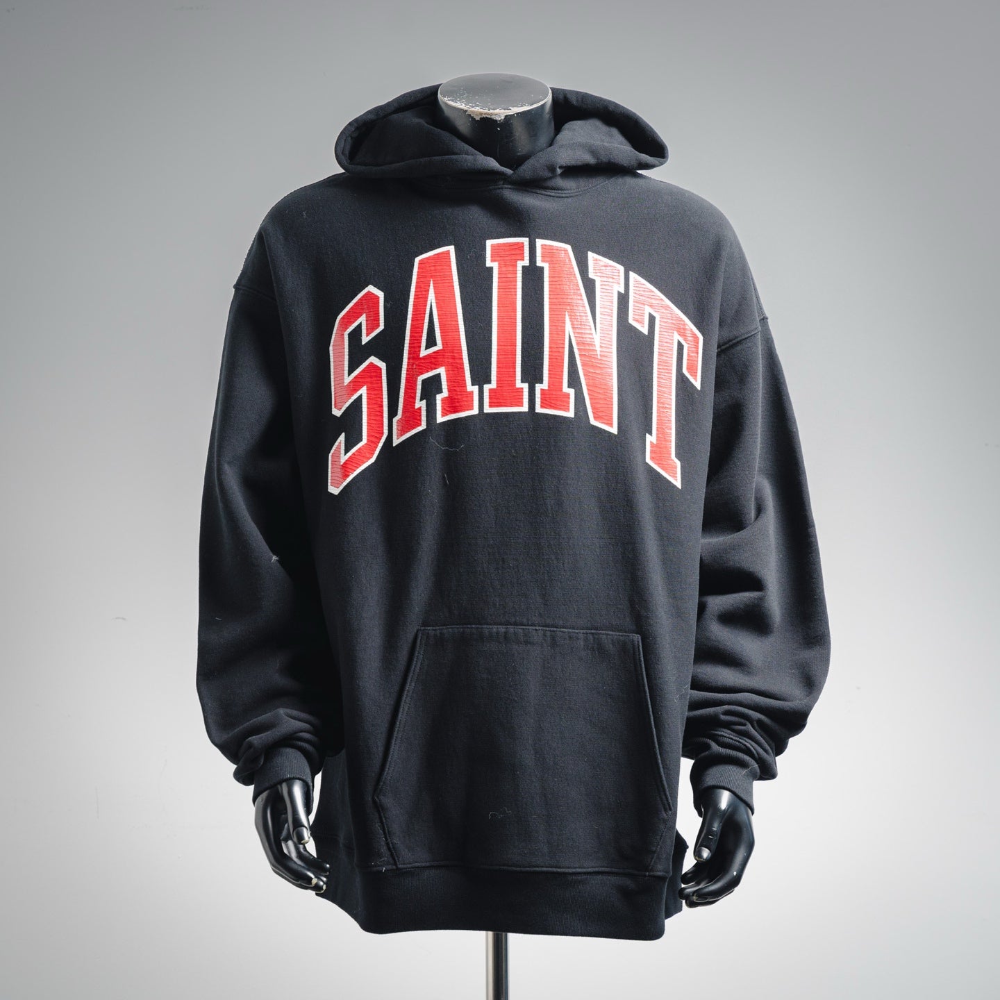 Saint 25fw printed hoodie