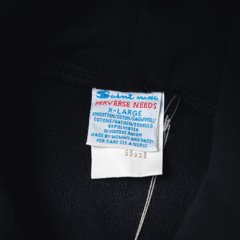 Saint 25fw printed hoodie