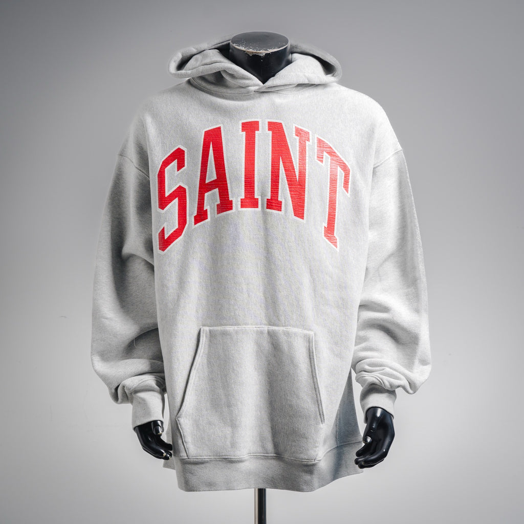 Saint 25fw printed hoodie