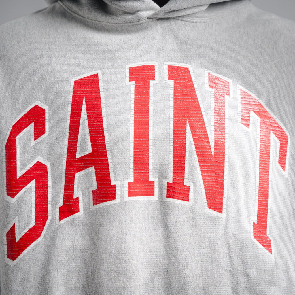 Saint 25fw printed hoodie