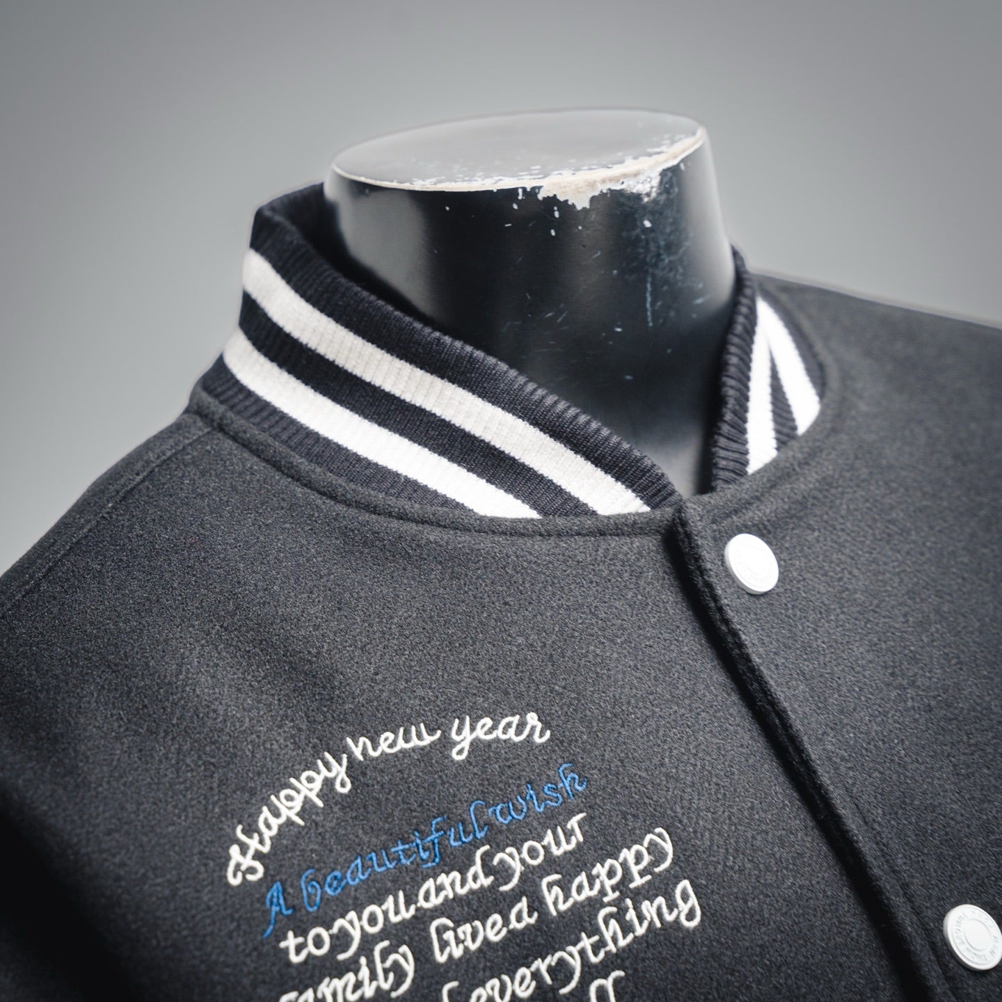 Thom 25fw embroidered jacket