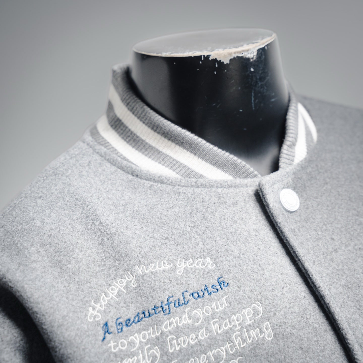 Thom 25fw embroidered jacket