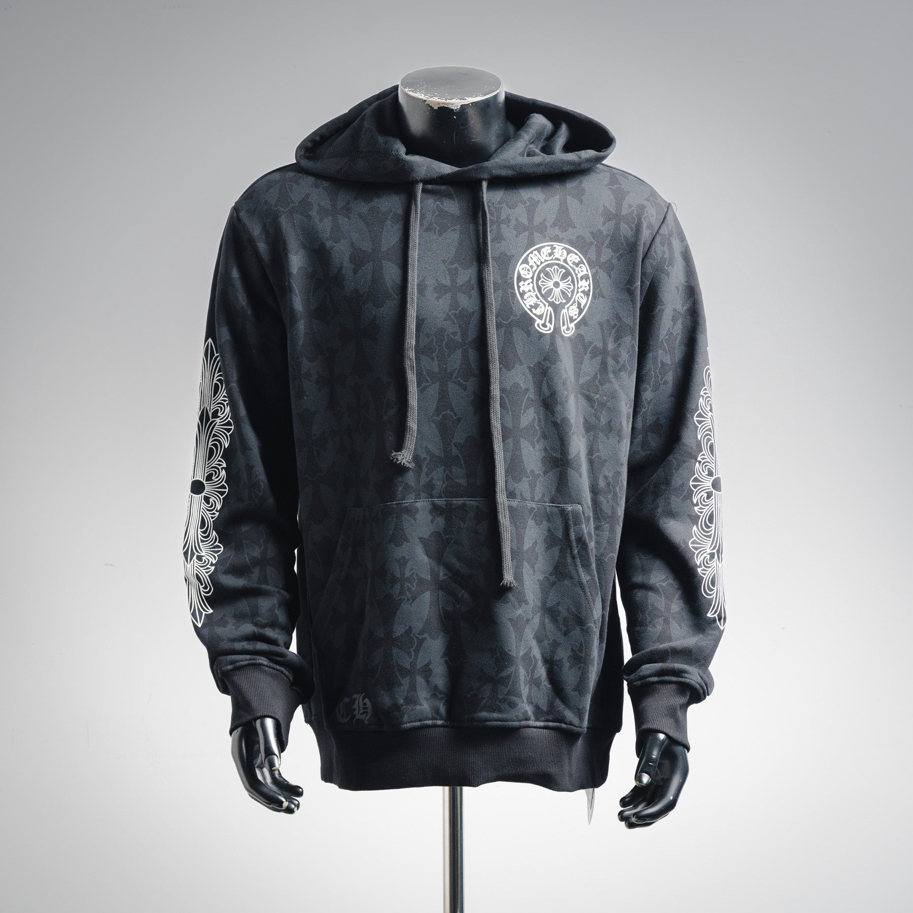 Chrome 25fw printed hoodie