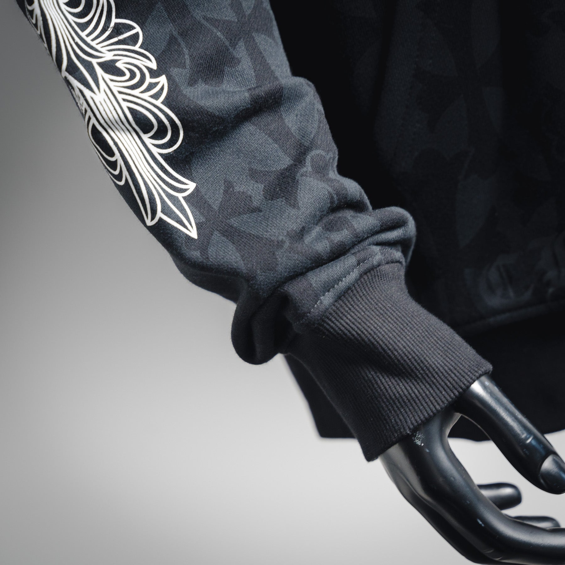 Chrome 25fw printed hoodie