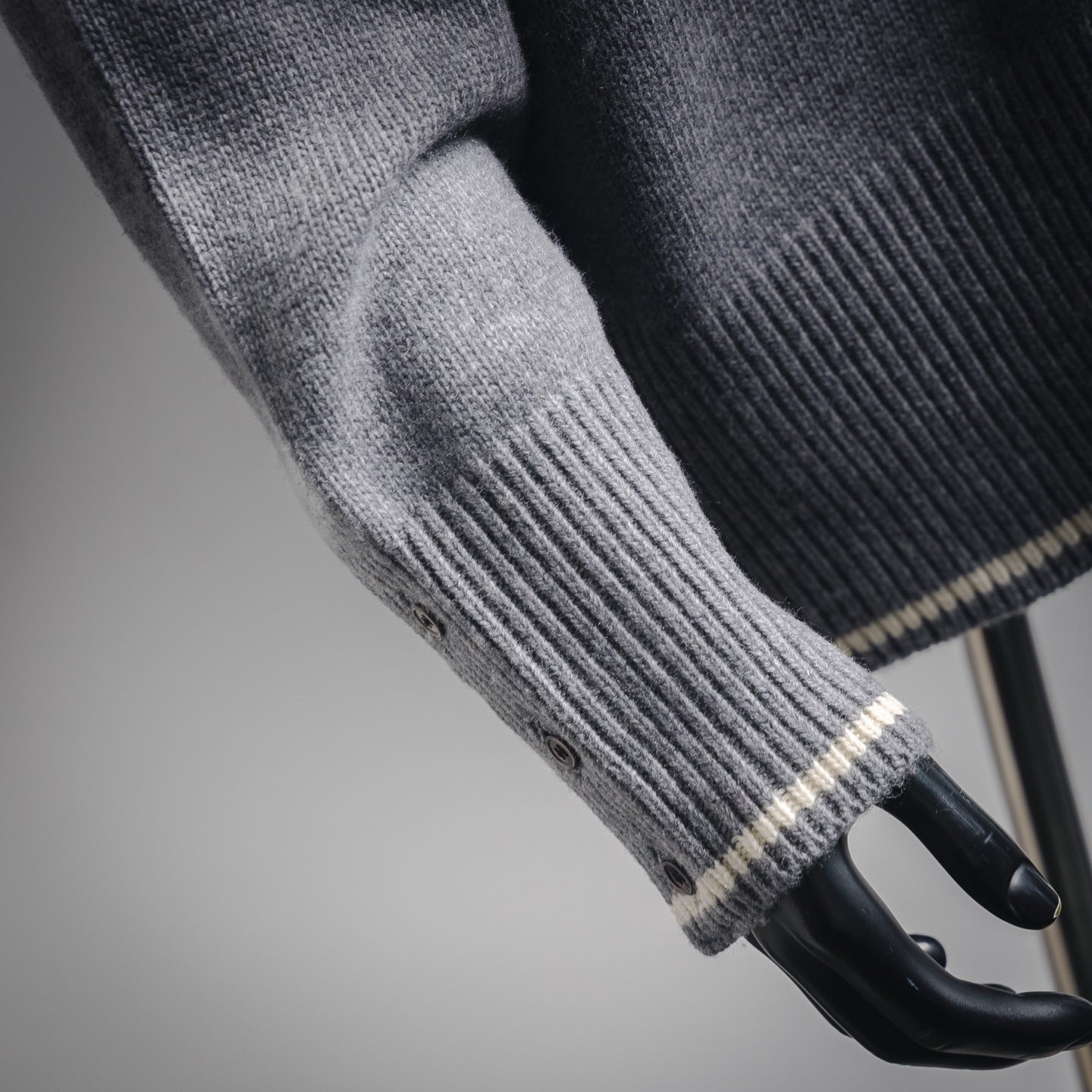 Thom 25fw knitted cardigan