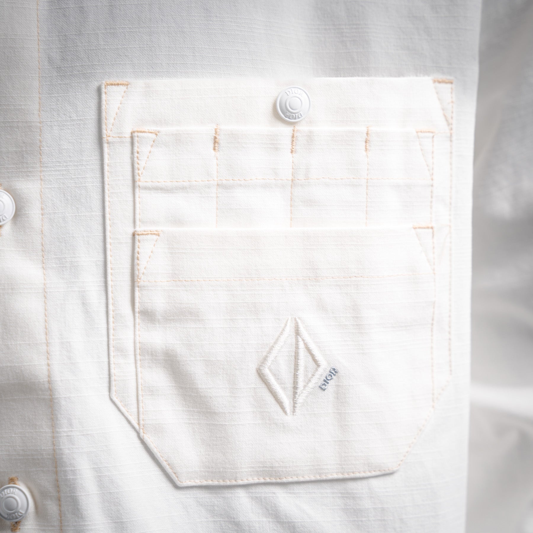 CD 25fw embroidered shirt