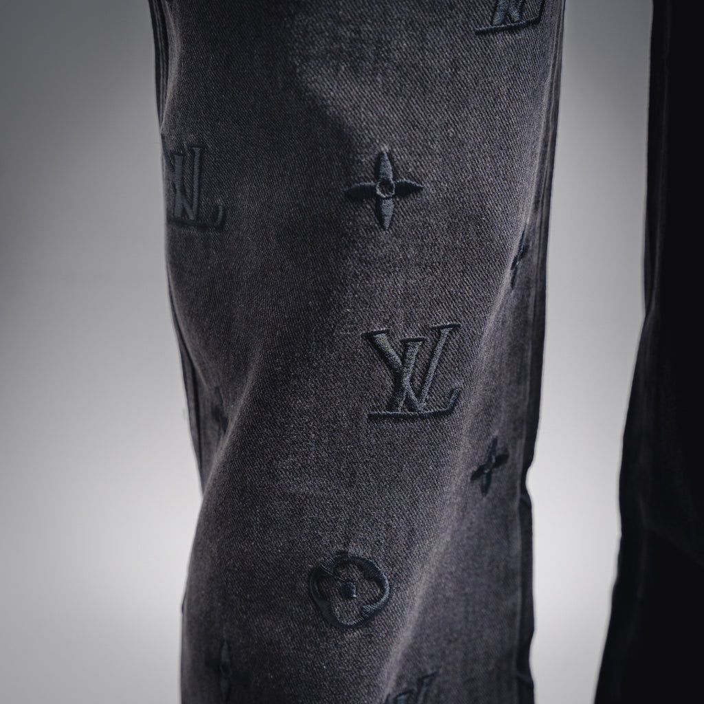 Louis 25fw embroidered jeans