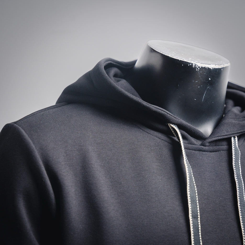 Loe 25fw embroidered hoodie