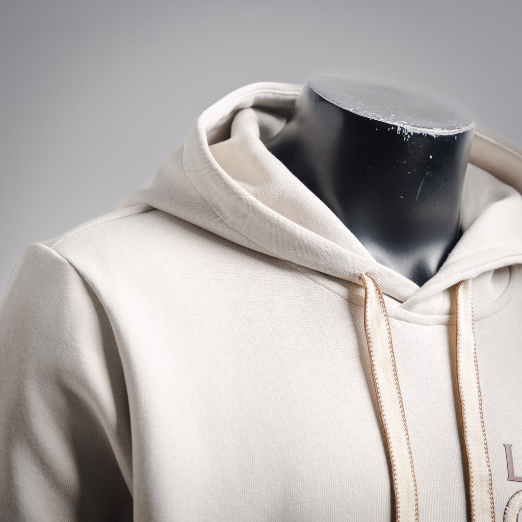 Loe 25fw embroidered hoodie