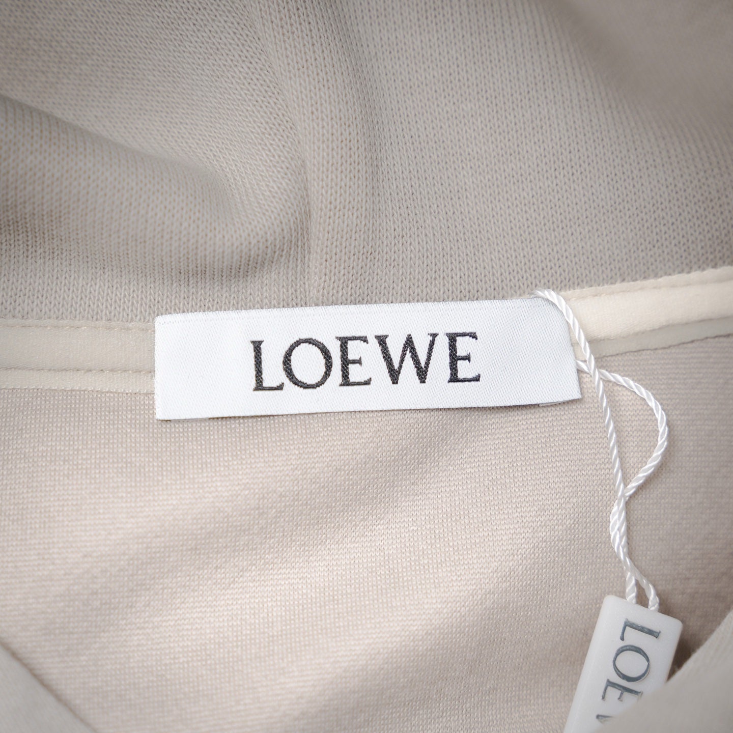 Loe 25fw embroidered hoodie