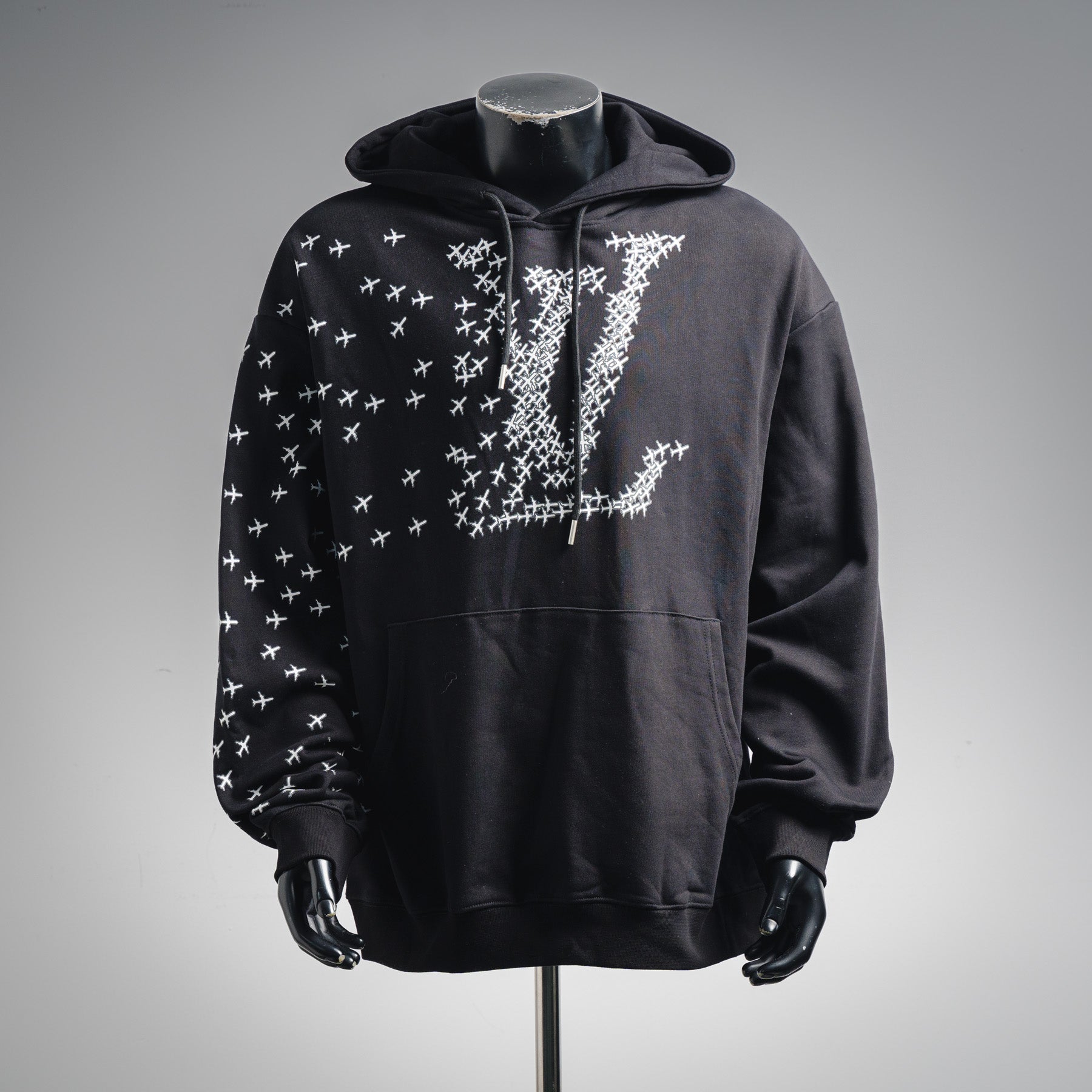 Louis 25fw printed hoodie