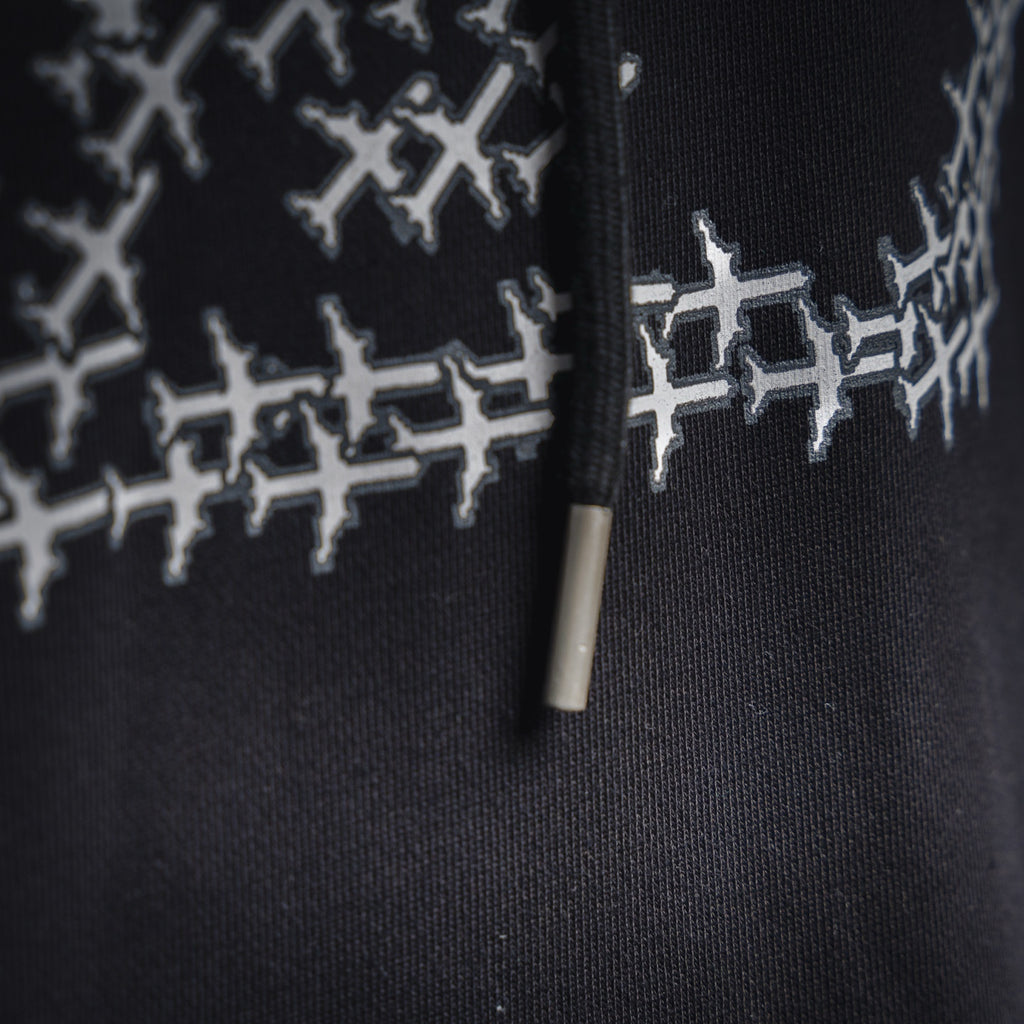 Louis 25fw printed hoodie