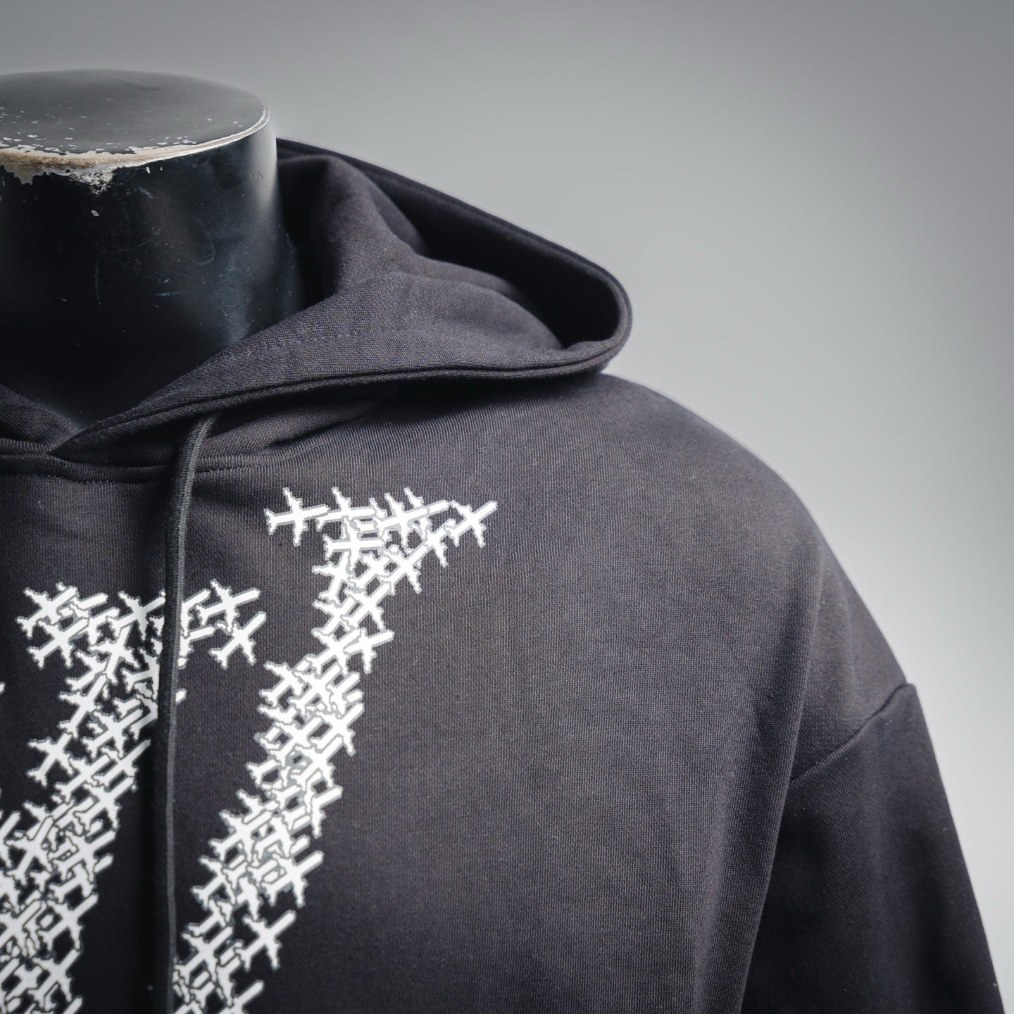 Louis 25fw printed hoodie