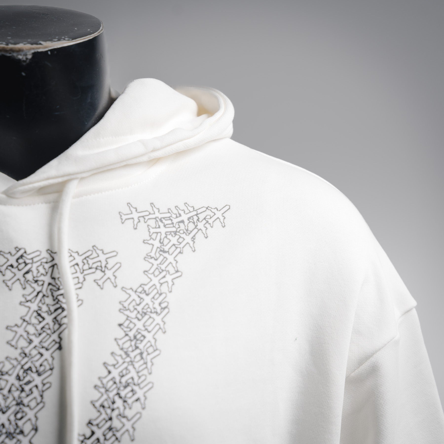 Louis 25fw printed hoodie