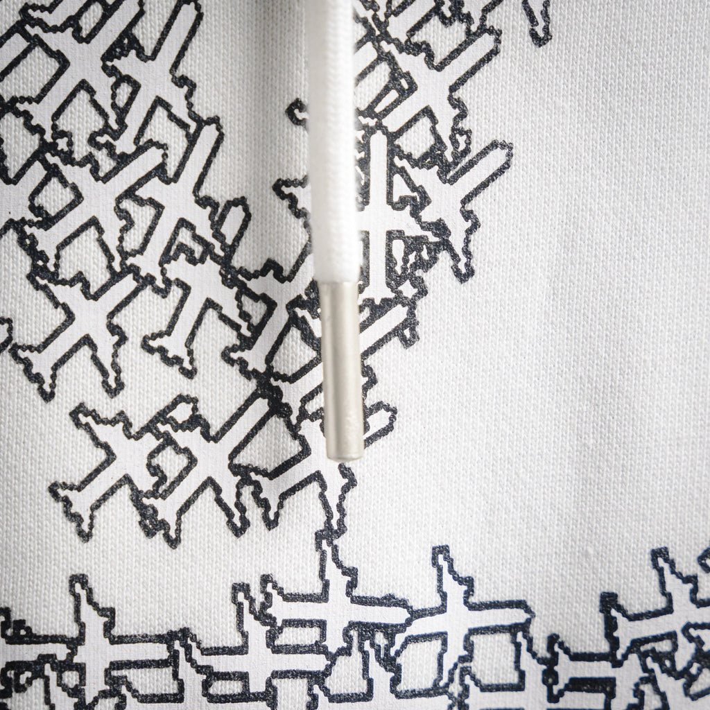 Louis 25fw printed hoodie