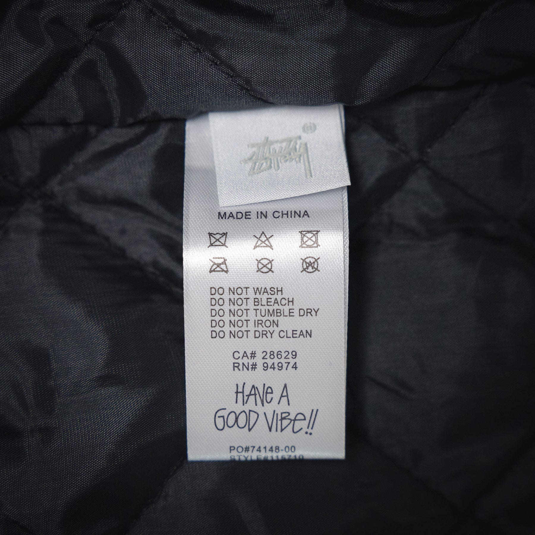 Stussy 25fw embroidered jacket