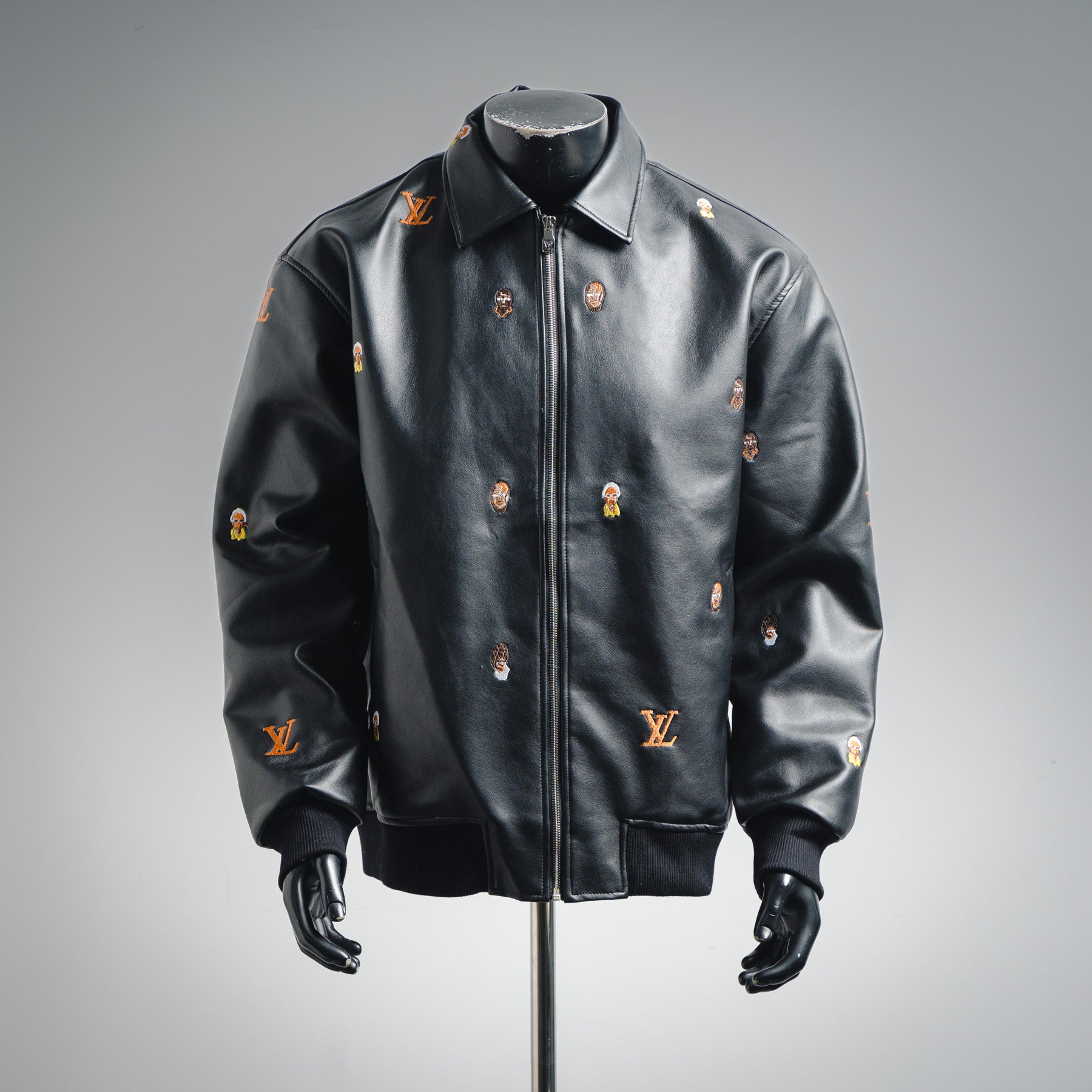 Louis 25fw leather jacket