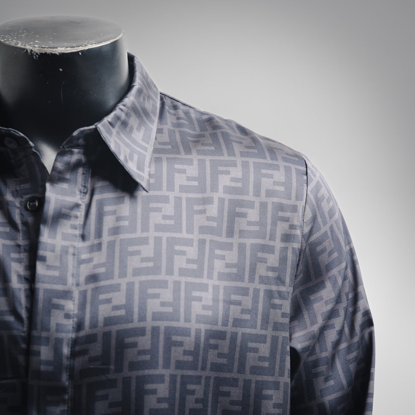 Fend 25fw jacquard shirt