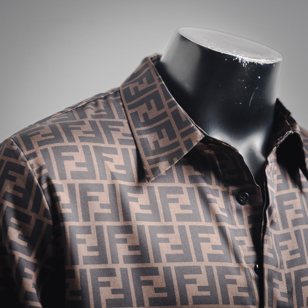 Fend 25fw jacquard shirt