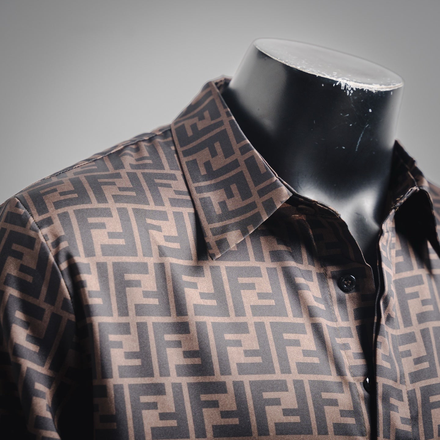 Fend 25fw jacquard shirt