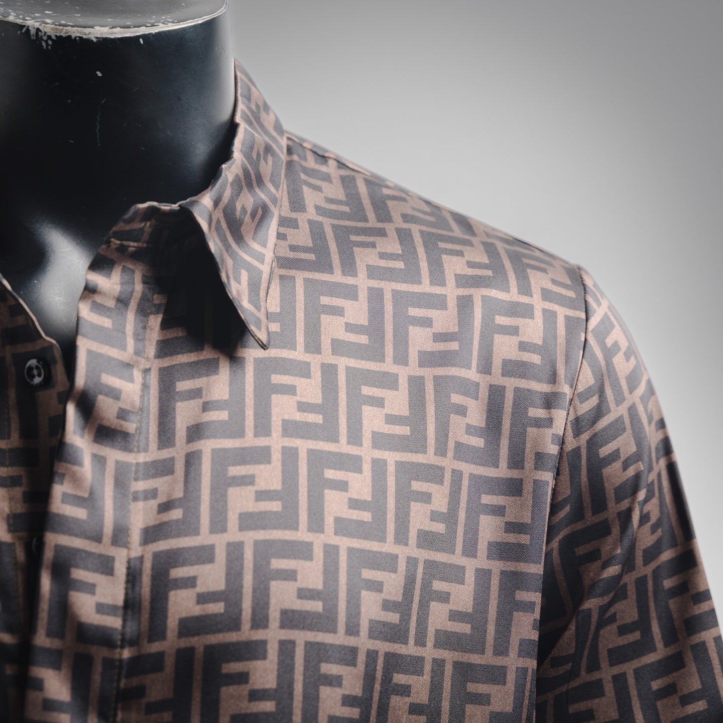 Fend 25fw jacquard shirt