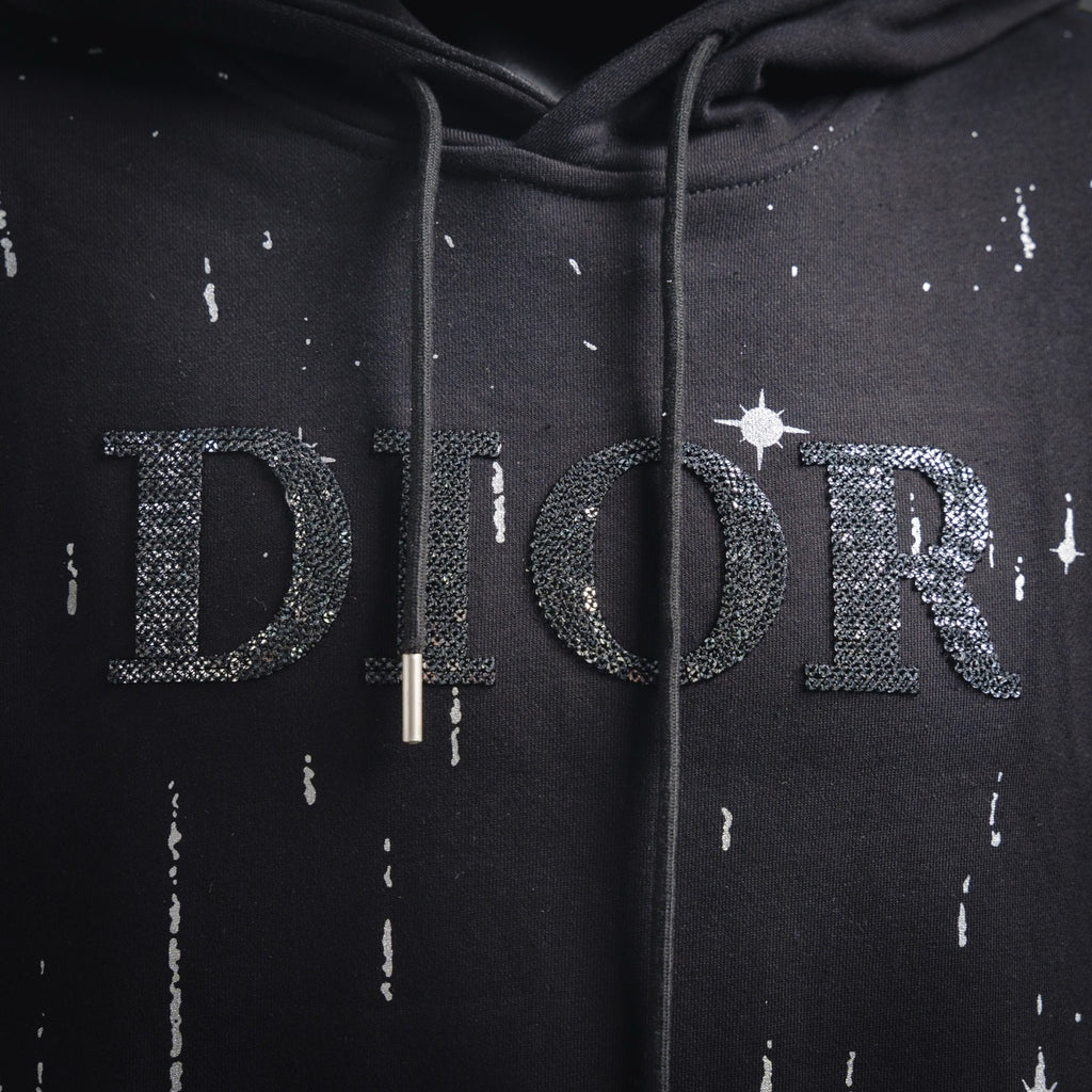 CD 25fw embroidered hoodie