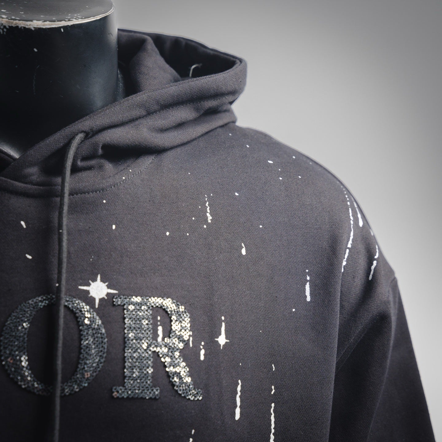 CD 25fw embroidered hoodie