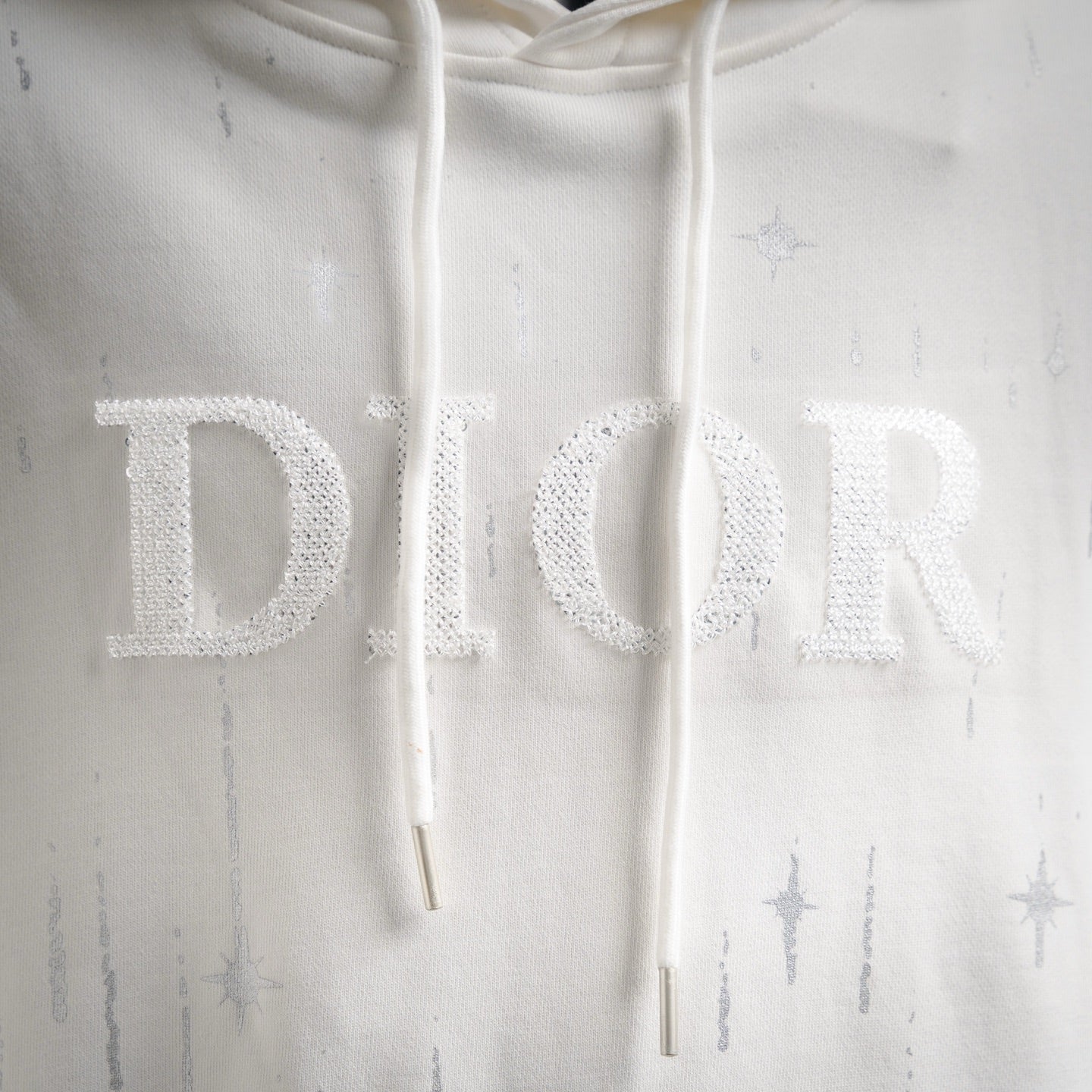CD 25fw embroidered hoodie
