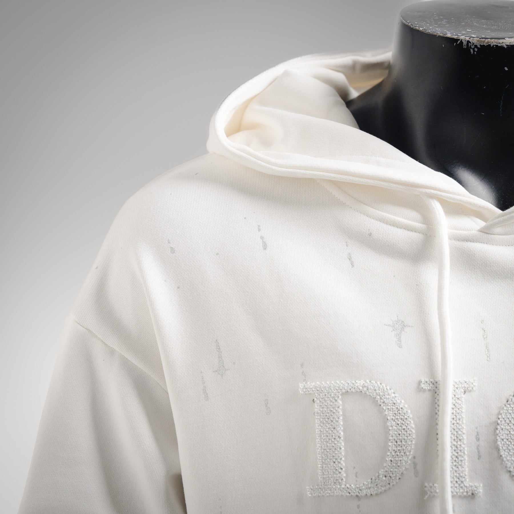 CD 25fw embroidered hoodie