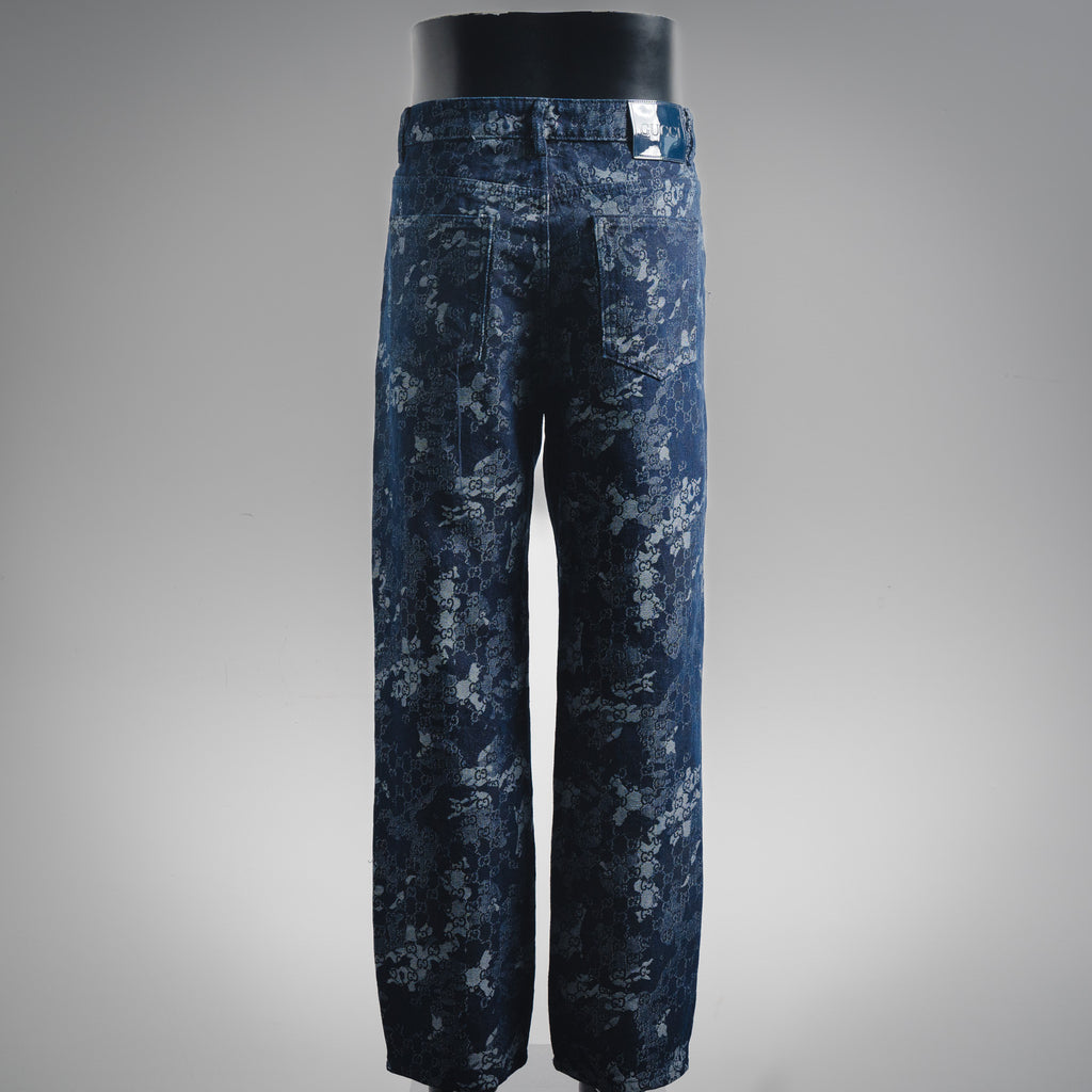 Guc 25fw jacquard jeans