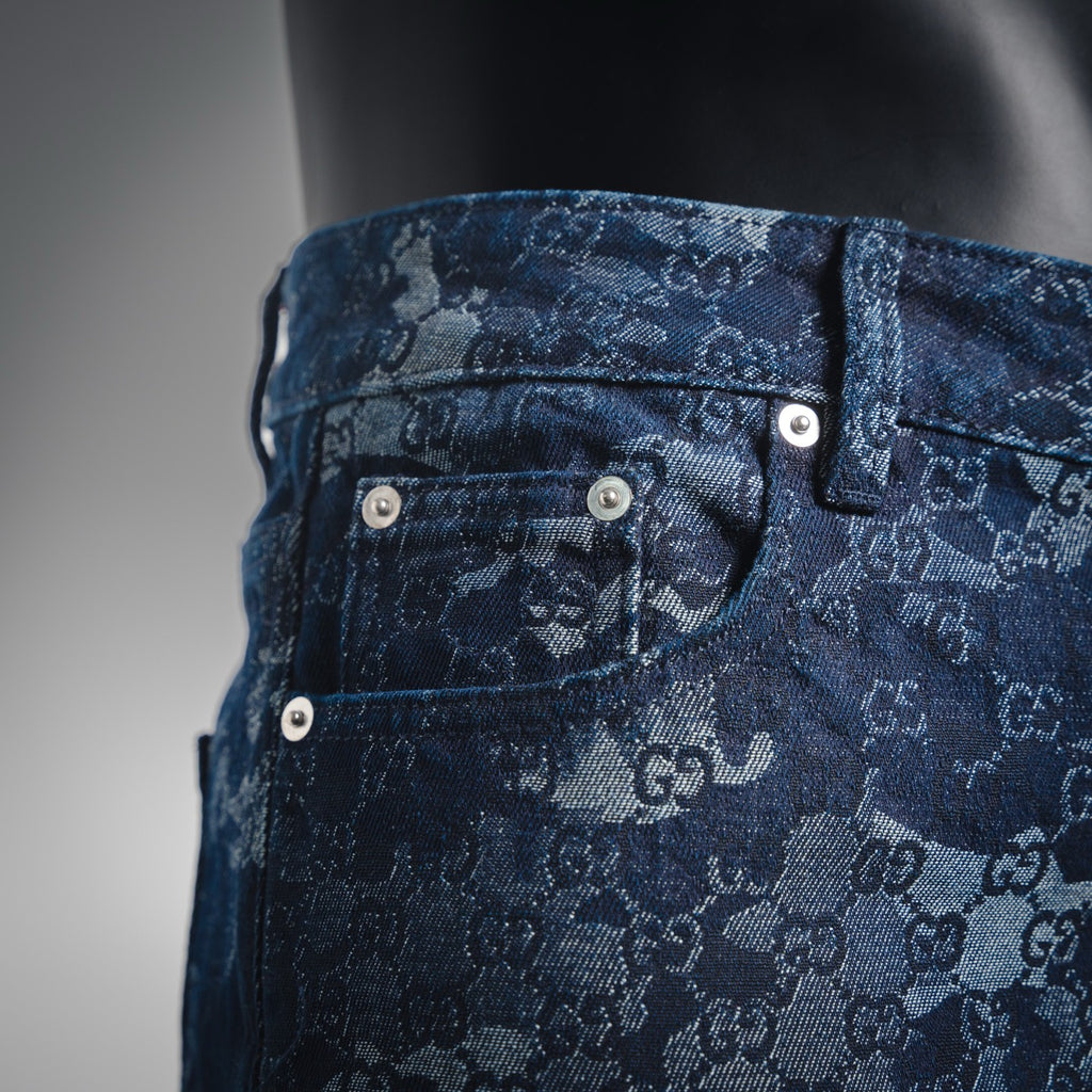 Guc 25fw jacquard jeans